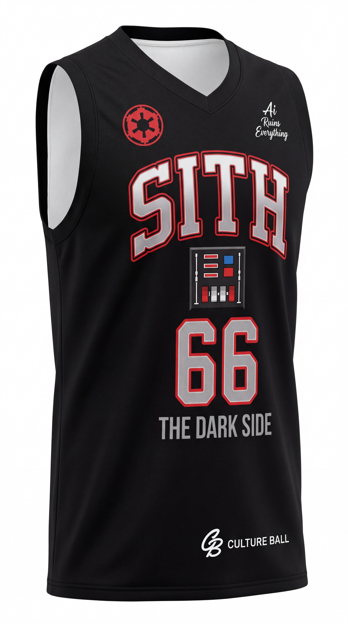 Lil Vader Official Basketball Jersey | "Mace Fell Out of a Windu" Edition